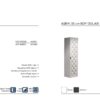 ASRIN Banyo Dolabı teknik çizim ve ölçüler - Vita Mobilya