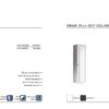 DİNAR teknik çizim DİNAR Banyo Dolabı teknik çizim ve ölçüler - Vita Mobilya