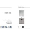 KEMER teknik çizim KEMER Banyo Dolabı teknik çizim ve ölçüler - Vita Mobilya