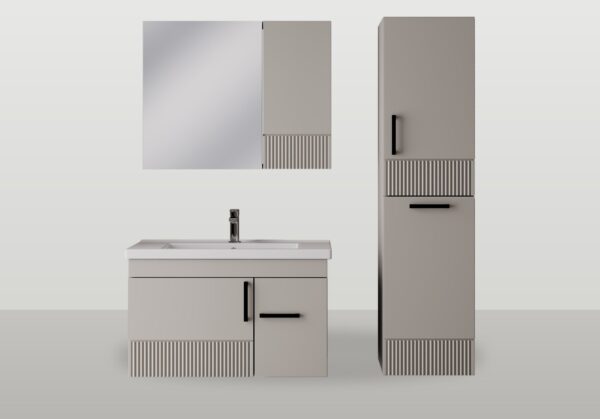 BELUR-ral7044 BELUR Banyo Dolabı