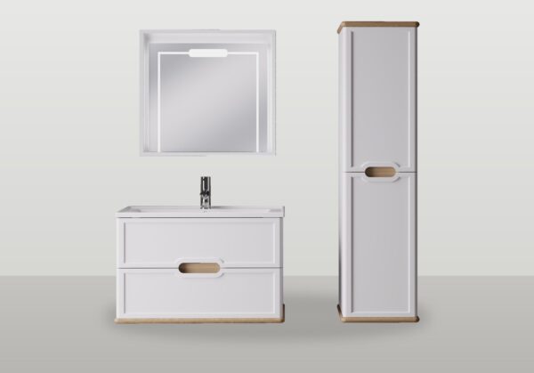 DORIS-beyaz DORIS Banyo Dolabı