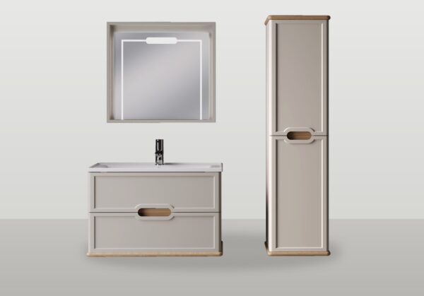 DORIS-ral7044 DORIS Banyo Dolabı