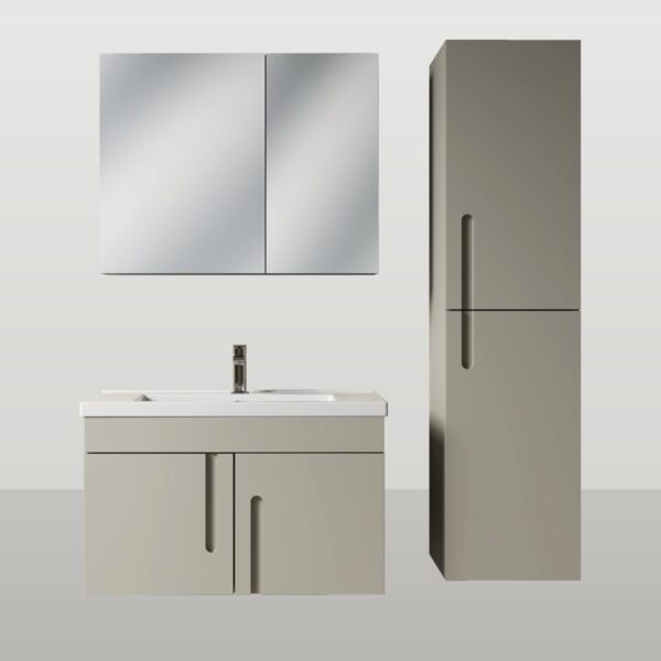 FLORA-RAL7044 FLORA Banyo Dolabı
