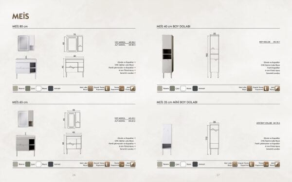 MEİS Banyo Dolabı
